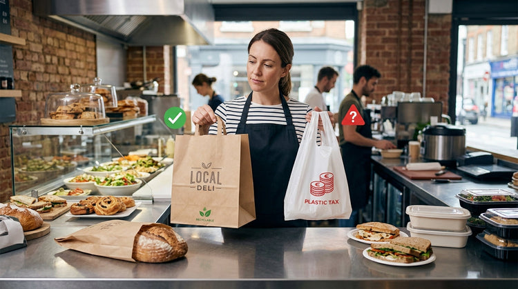 Paper Bags vs Plastic Bags for Food Businesses: Which Should You Choose?