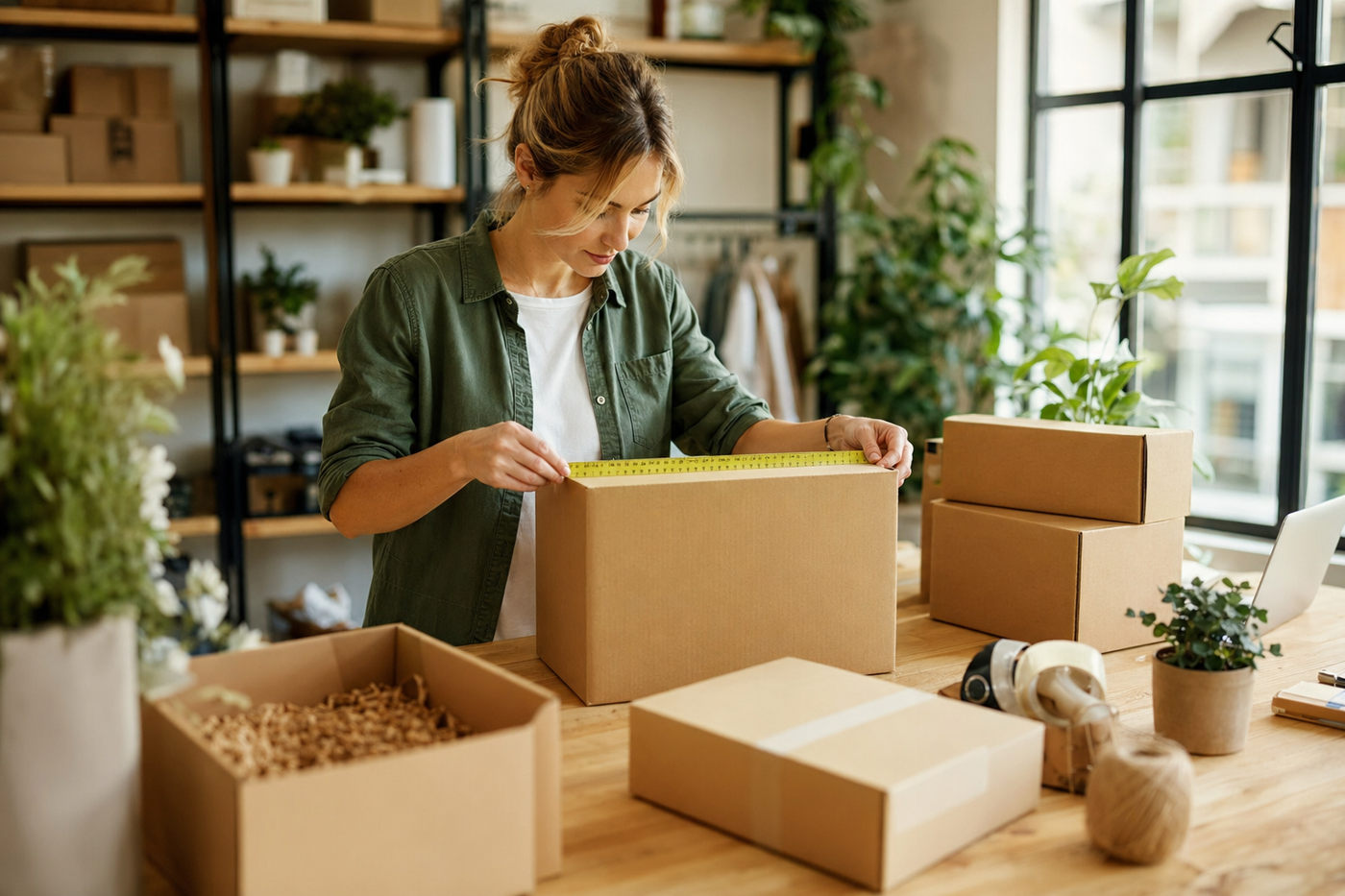 How to Measure Cardboard Boxes for Shipping