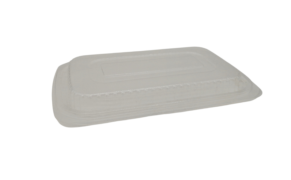 260 pcs 750cc Clear Microwave Rectangle Salad Lids (Lid Only)