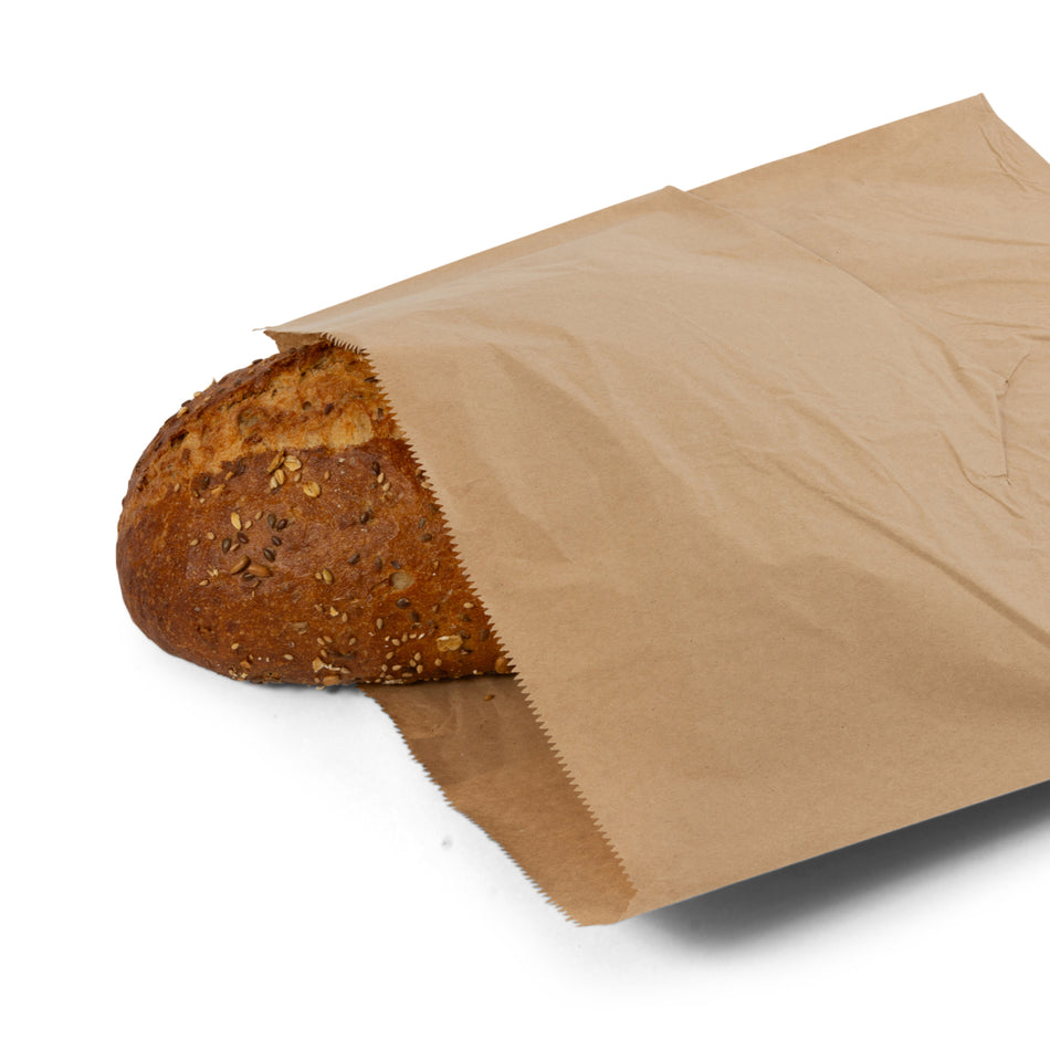 500 pcs 13" x 14" Kraft Brown Paper Counter Bags