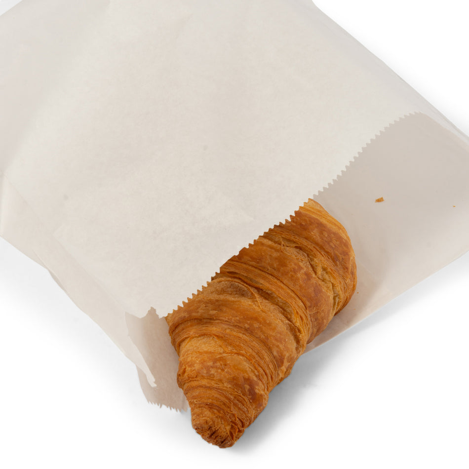 1000 pcs 10" x 10" (250mm x 250mm) Square White Paper Sulphite Counter Bags