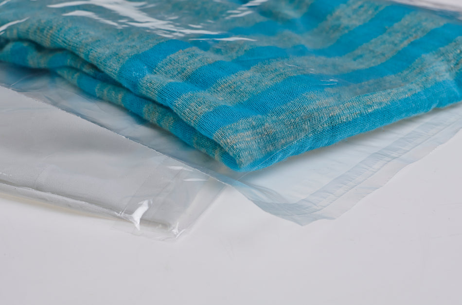 9 x 12.5+1.5" Clear Polybags With Resealable Self Adhesive Strip