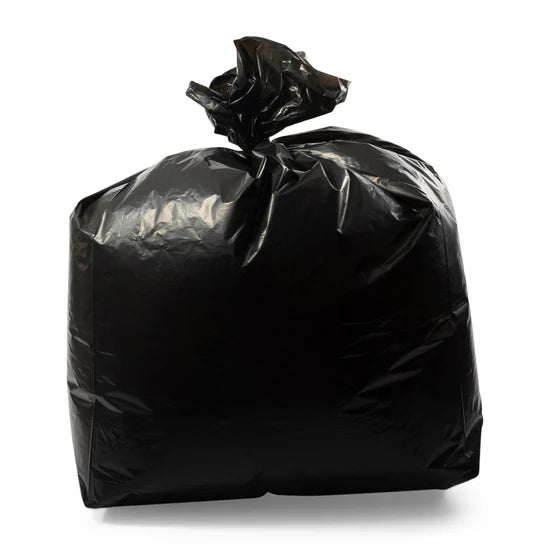100 pcs 560mm x 850mm x 1190mm 280g Loose Recycled Refuse Sacks Black