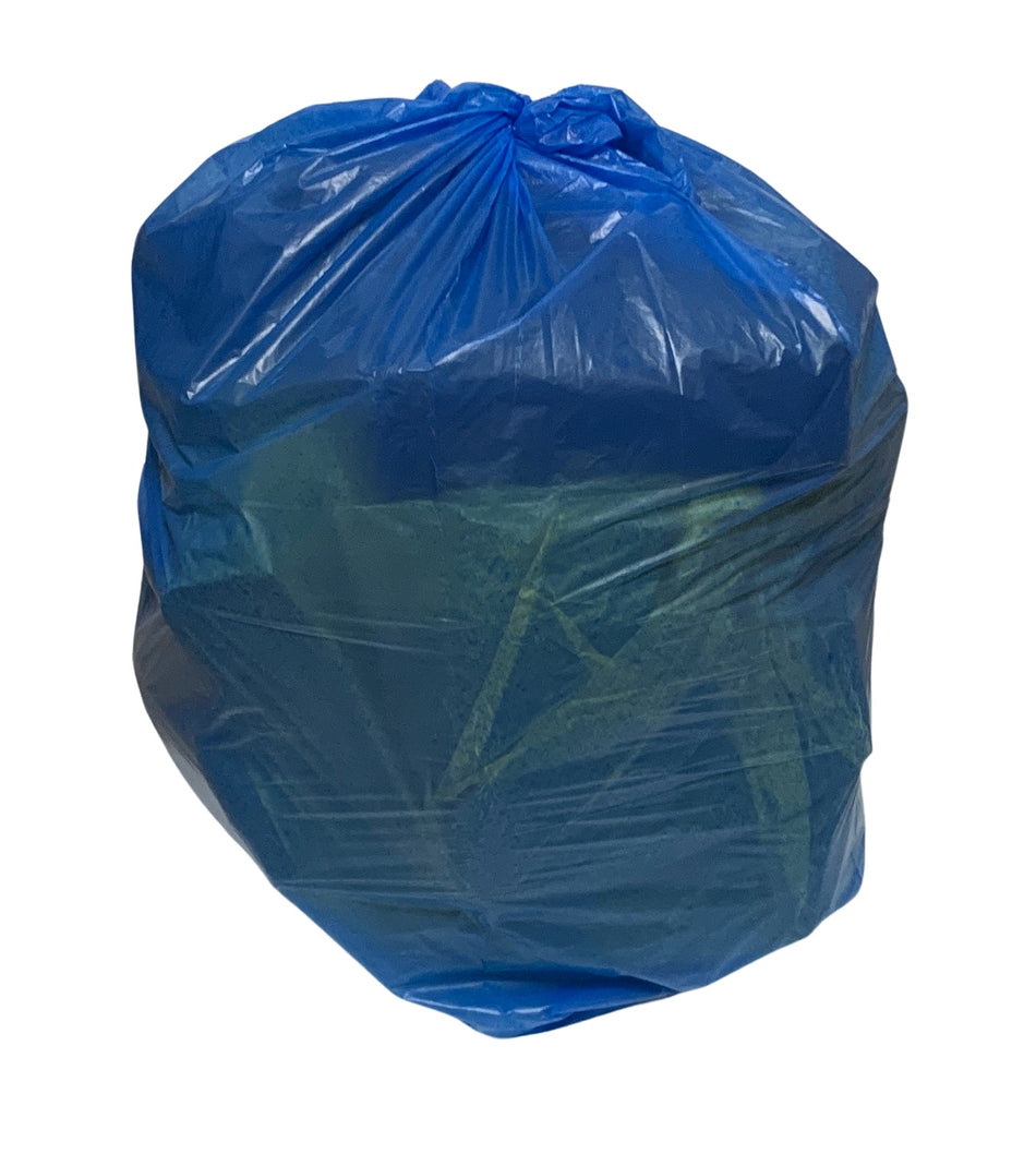 200 pcs Blue Loose Recycled Refuse Waste Sacks