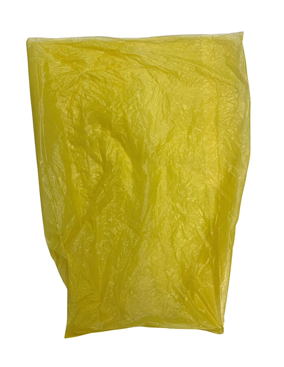 200 pcs Yellow Loose Recycled Refuse Waste Sacks Bags