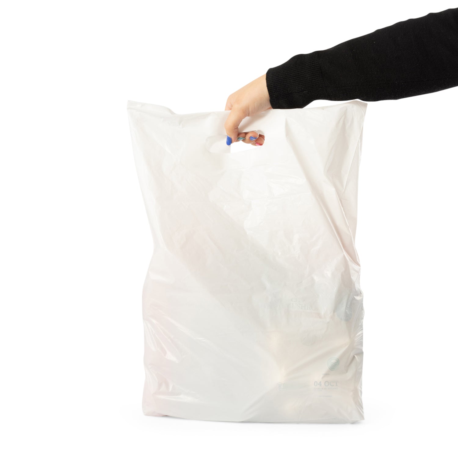 375mm x 450mm+75mm OBG White Punch Out Patch Handle | L-Pack – LPack.co.uk