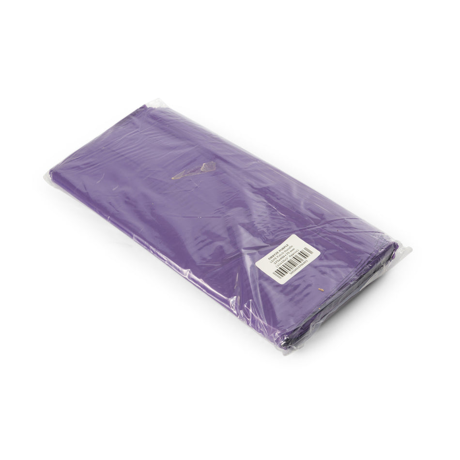 500 pcs 375mm x 450mm+75mm OBG Purple Punch Out Patch Handle Carrier Bag