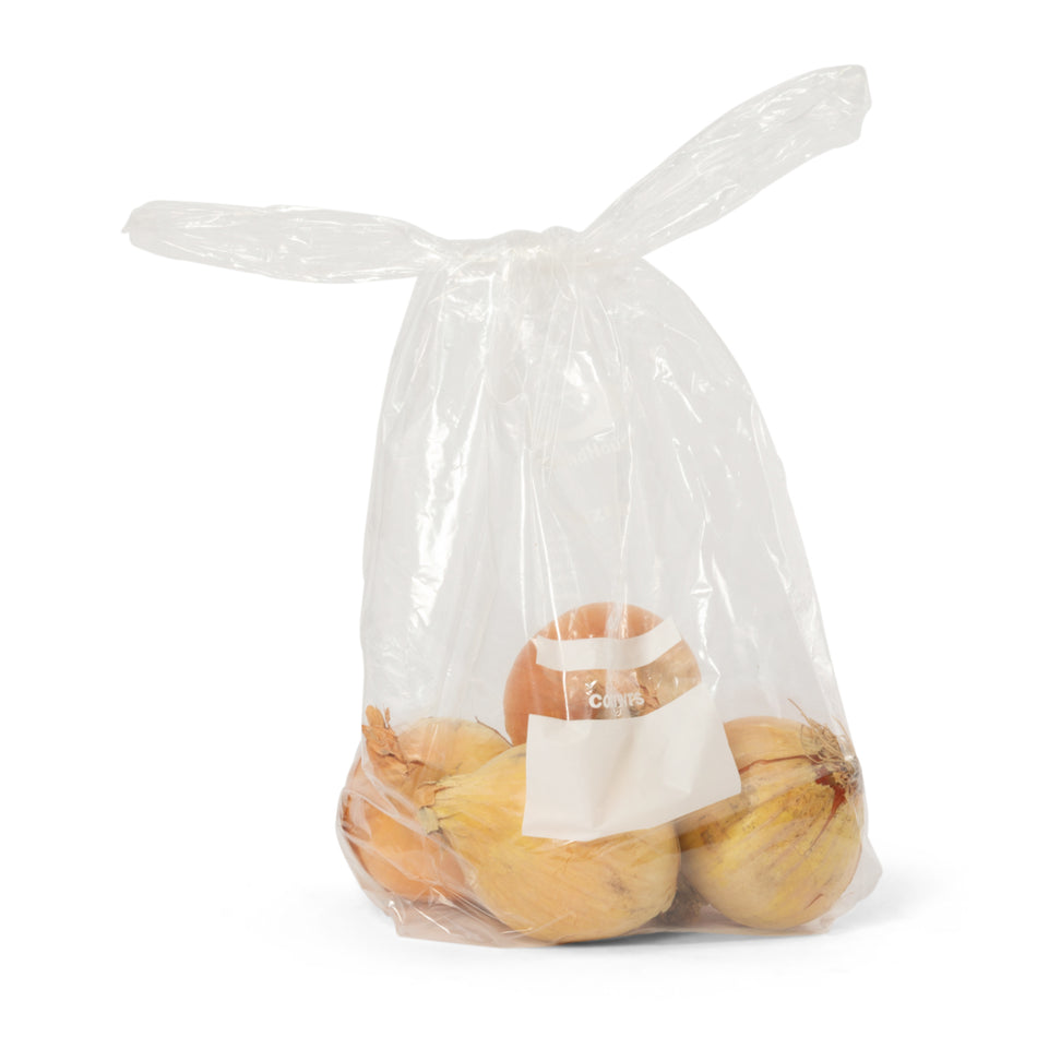 800 pcs Clear Medium Tie Handle Food & Freezer Bags