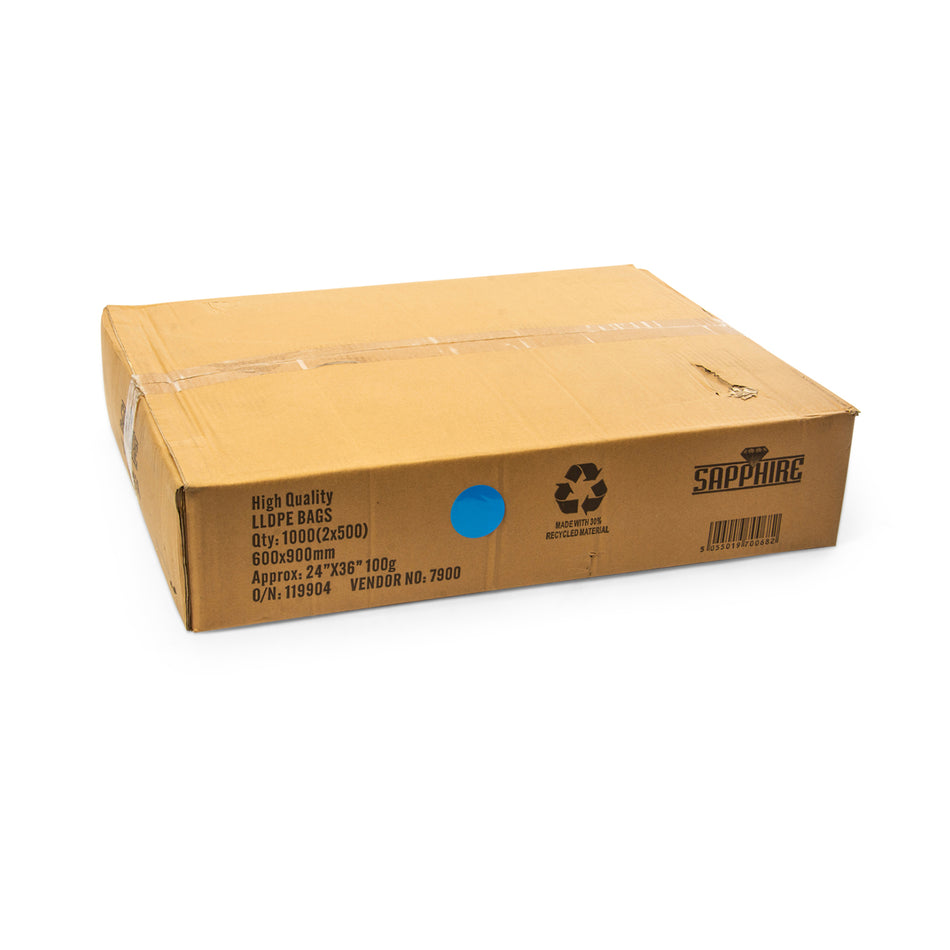 1000 pcs 24" x 36" 100g Poly Bags