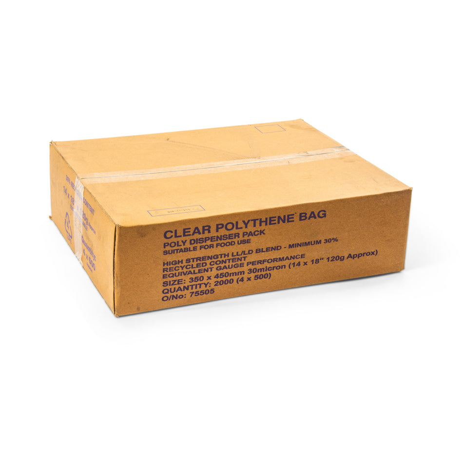 2000 pcs 14" x 18" 120g Poly Bags