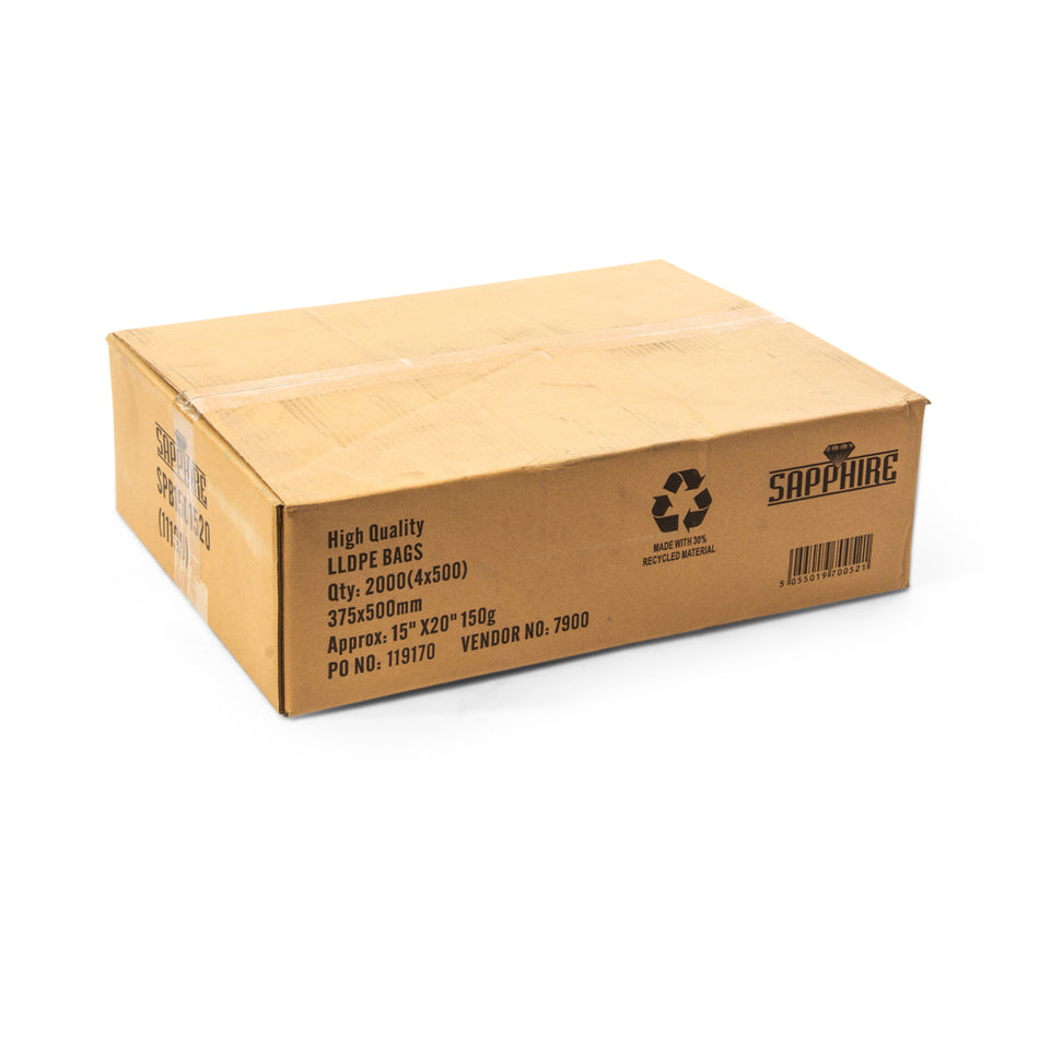 2000pcs 15" x 20" 150g Poly Bag