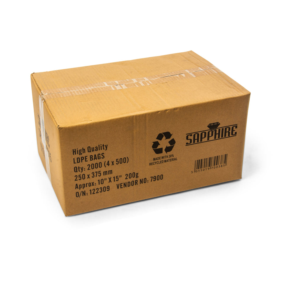 2000 pcs 10" x 15" 200g Poly Bag