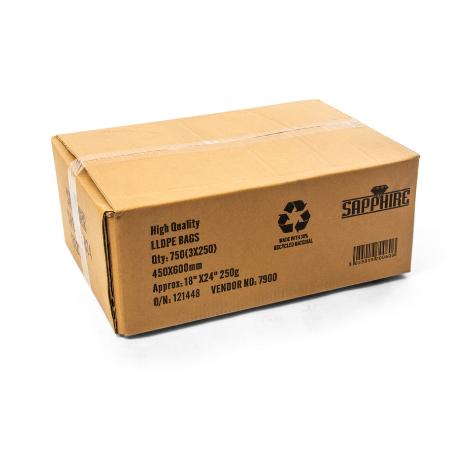 750 pcs 18" x 24" 250g Poly Bag