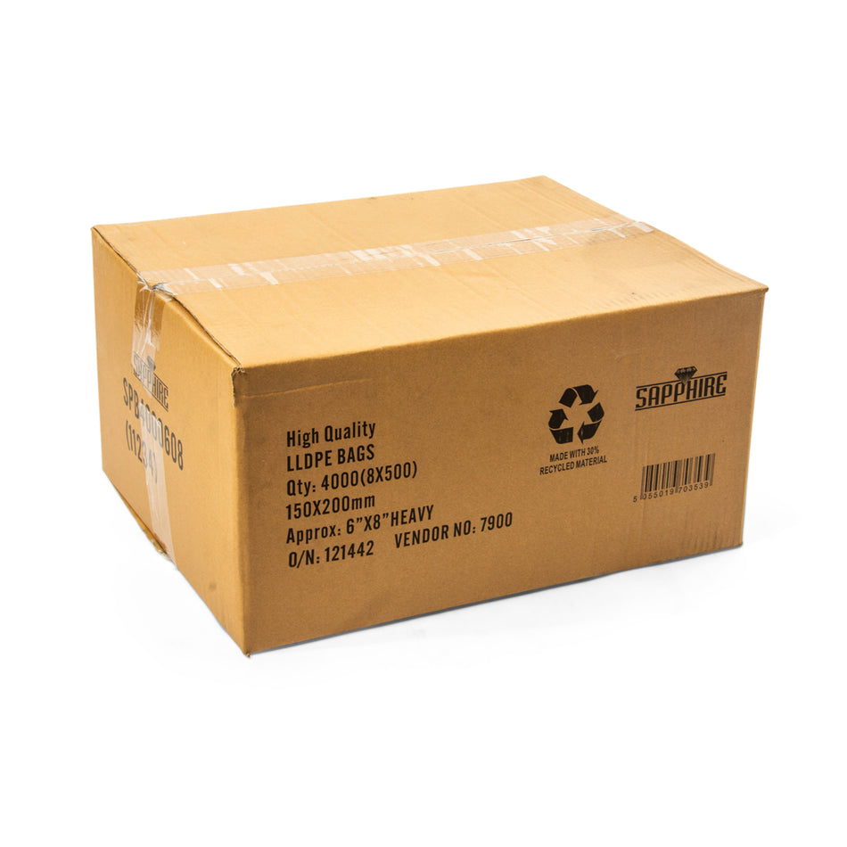 4000 pcs 6" x 8" 400g Poly Bag