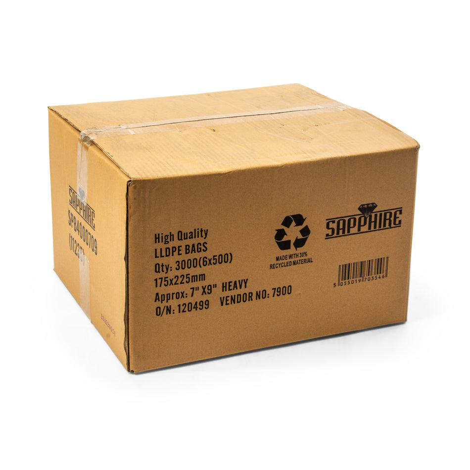 3000 pcs 7" x 9" 400g Poly Bag