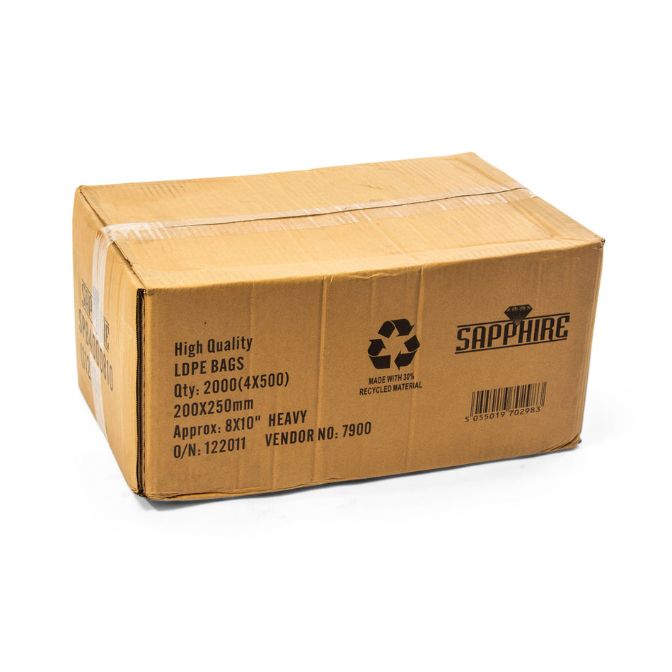 2000 pcs 8" x 10" 400g Poly Bag