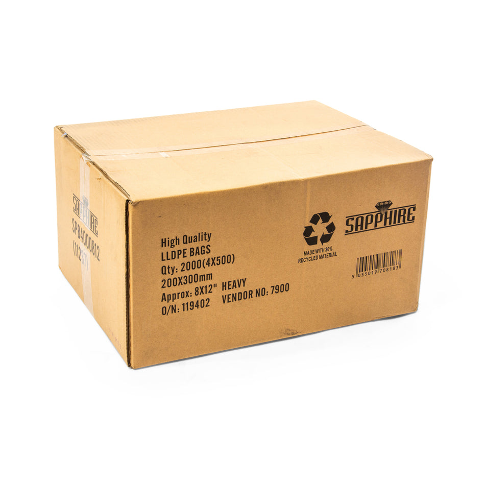 2000 pcs 8" x 12" 400g Poly Bag
