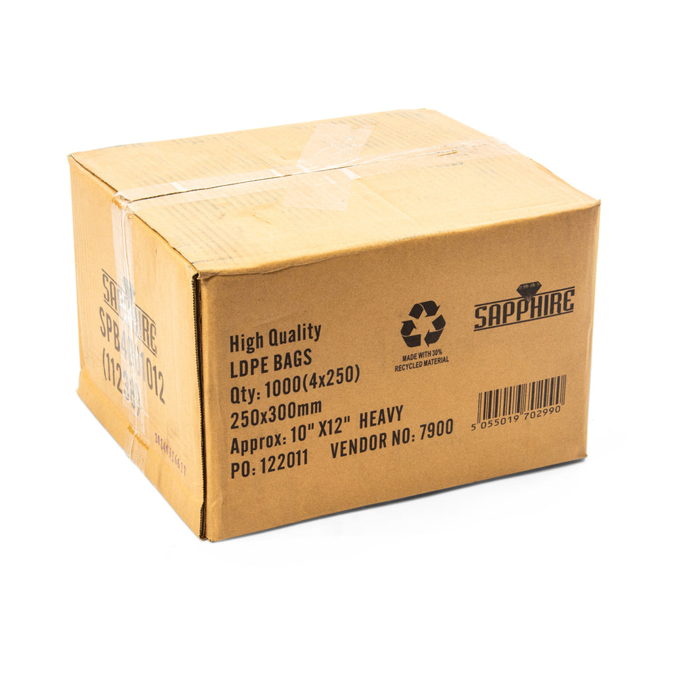 1000 pcs 10" x 12" 400g Poly Bag