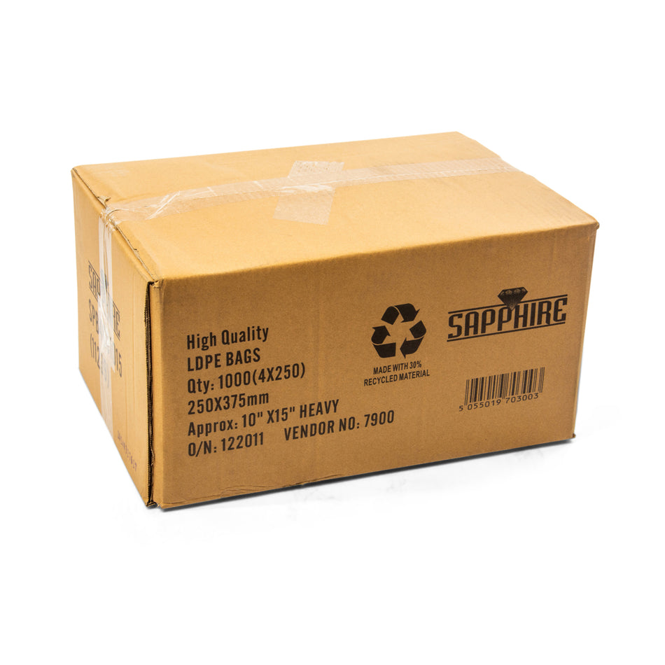 1000 pcs 10" x 15" 400g Poly Bag