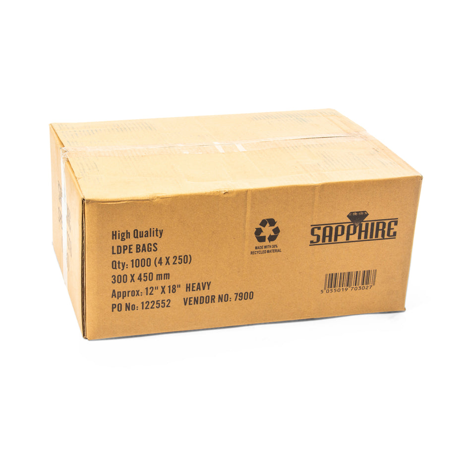 1000 pcs 12" x 18" 400g Poly Bag