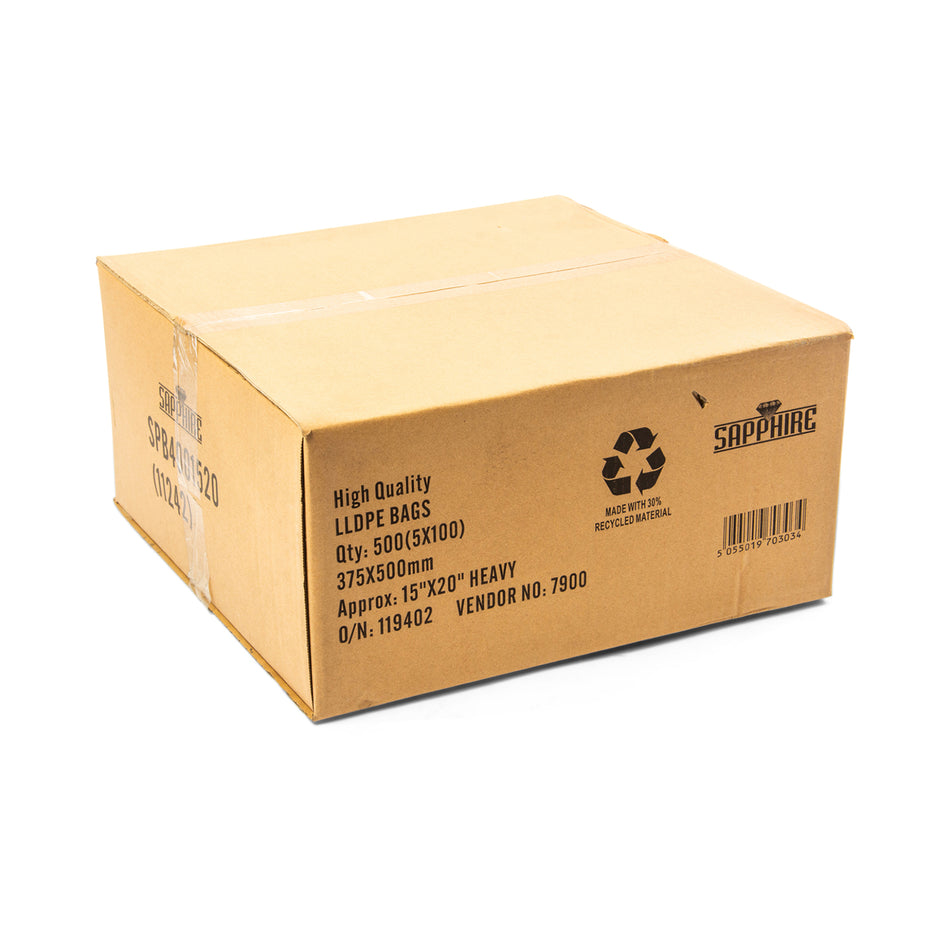 500 pcs 15" x 20" 400g Poly Bag