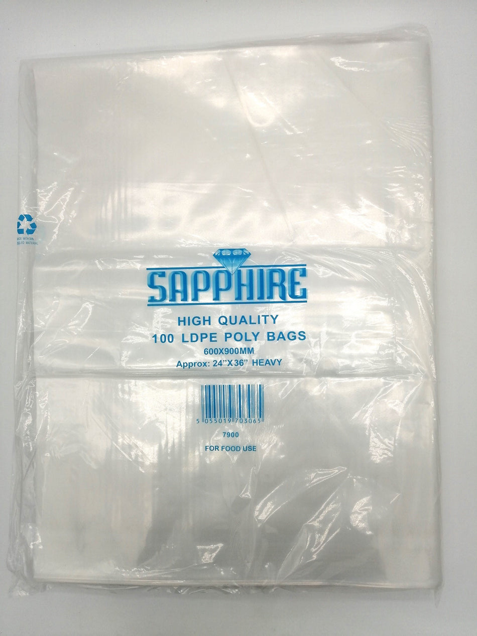 200 pcs 24" x 36" 400g Poly Bag