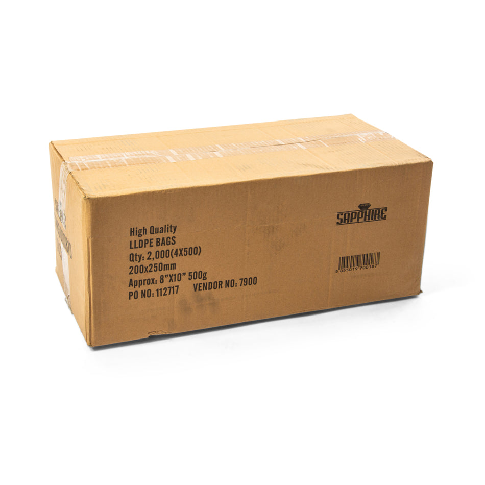 2000 pcs 8" x 10" 500g Poly Bag