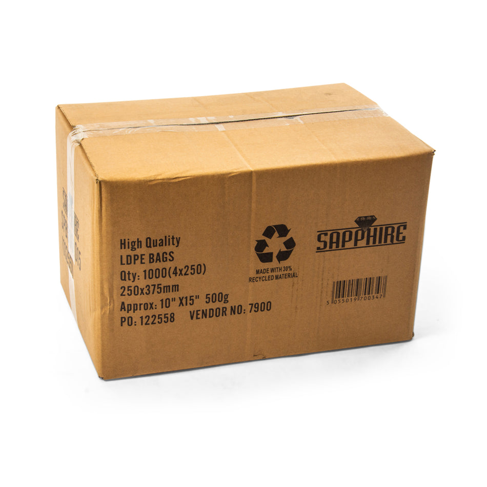 1000 pcs 10" x 15" 500g Poly Bag