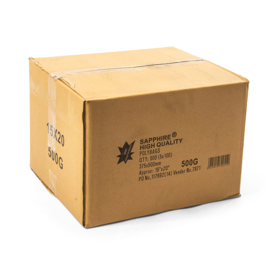 500 pcs 15" x 20" 500g Poly Bag