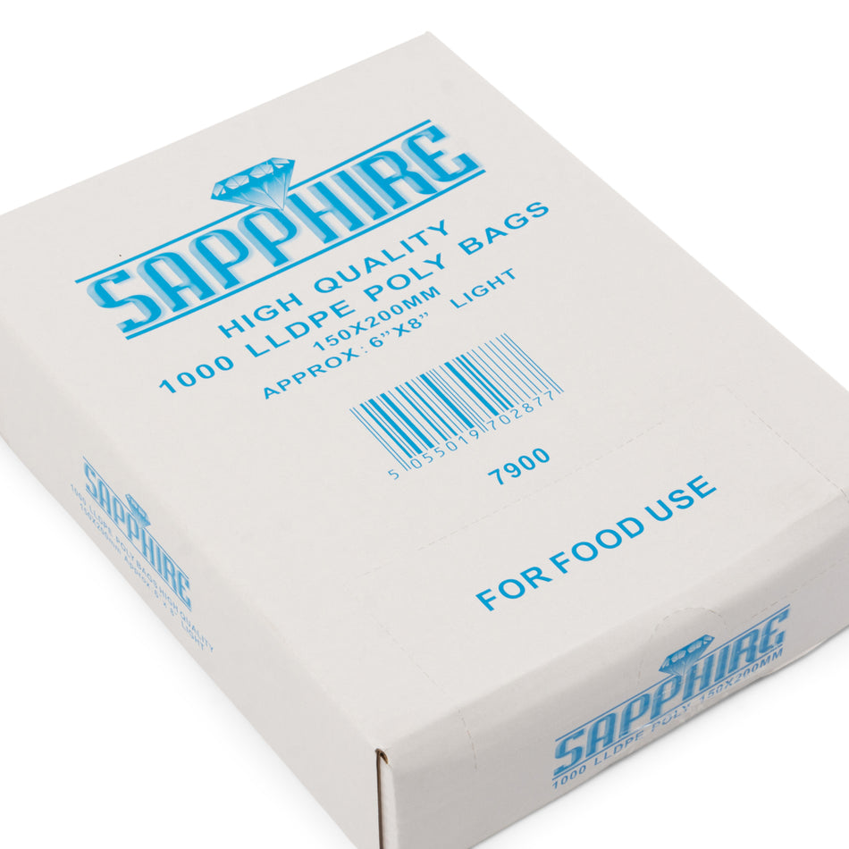 6x8" 80g Poly Bags