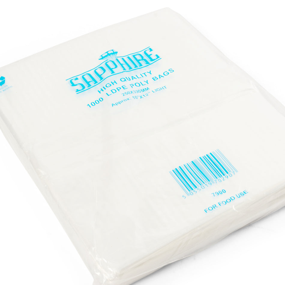 4000 pcs 10" x 12" 80g Poly Bags