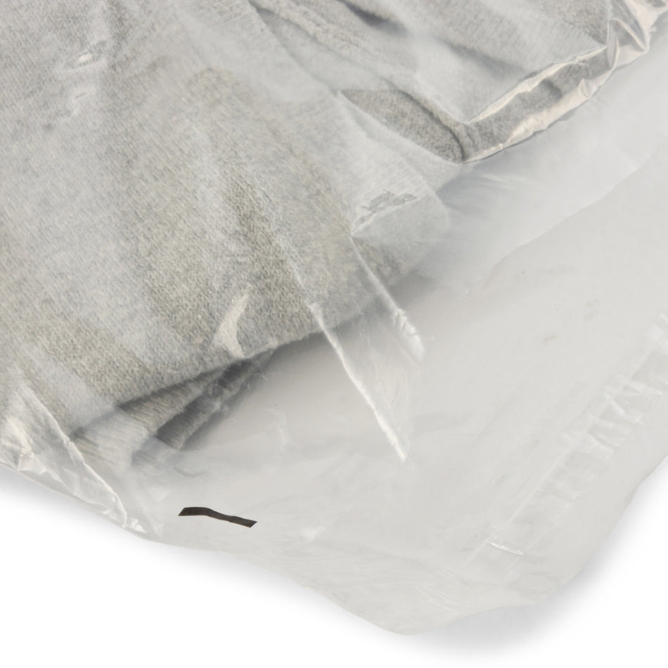 1000 pcs 14" x 17"+1.5" Lip Clear Polybags With Self Adhesive Strip