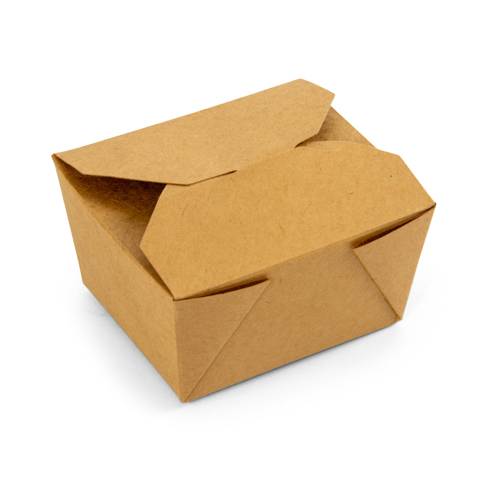 450 pcs No.1 Kraft Brown Leakproof Takeaway Box