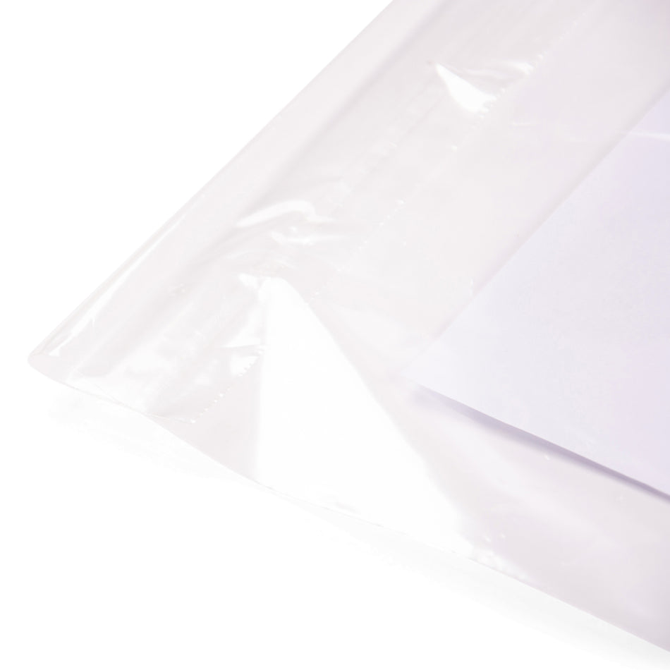 1000 pcs 15" x 20"+1.5" Clear Polyprop With Resealable Self Adhesive Strip