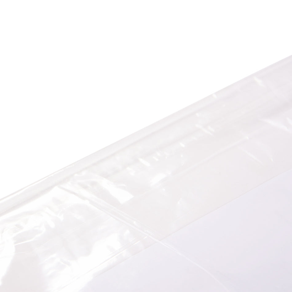 12" x 15"+1.5" Clear Polyprop With Resealable Self Adhesive Strip