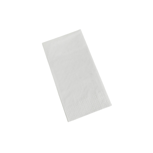 2000pcs 33cm 2ply White 8 Fold Napkins, premium 2-ply white napkin for elegant table settings.