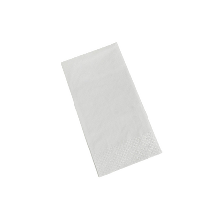 2000pcs 33cm 2ply White 8 Fold Napkins, premium 2-ply white napkin for elegant table settings.