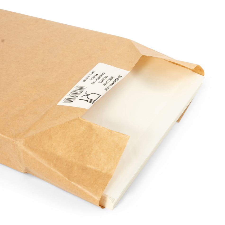 1000 Sheets 250mm x 375mm Plain Greaseproof Sheets