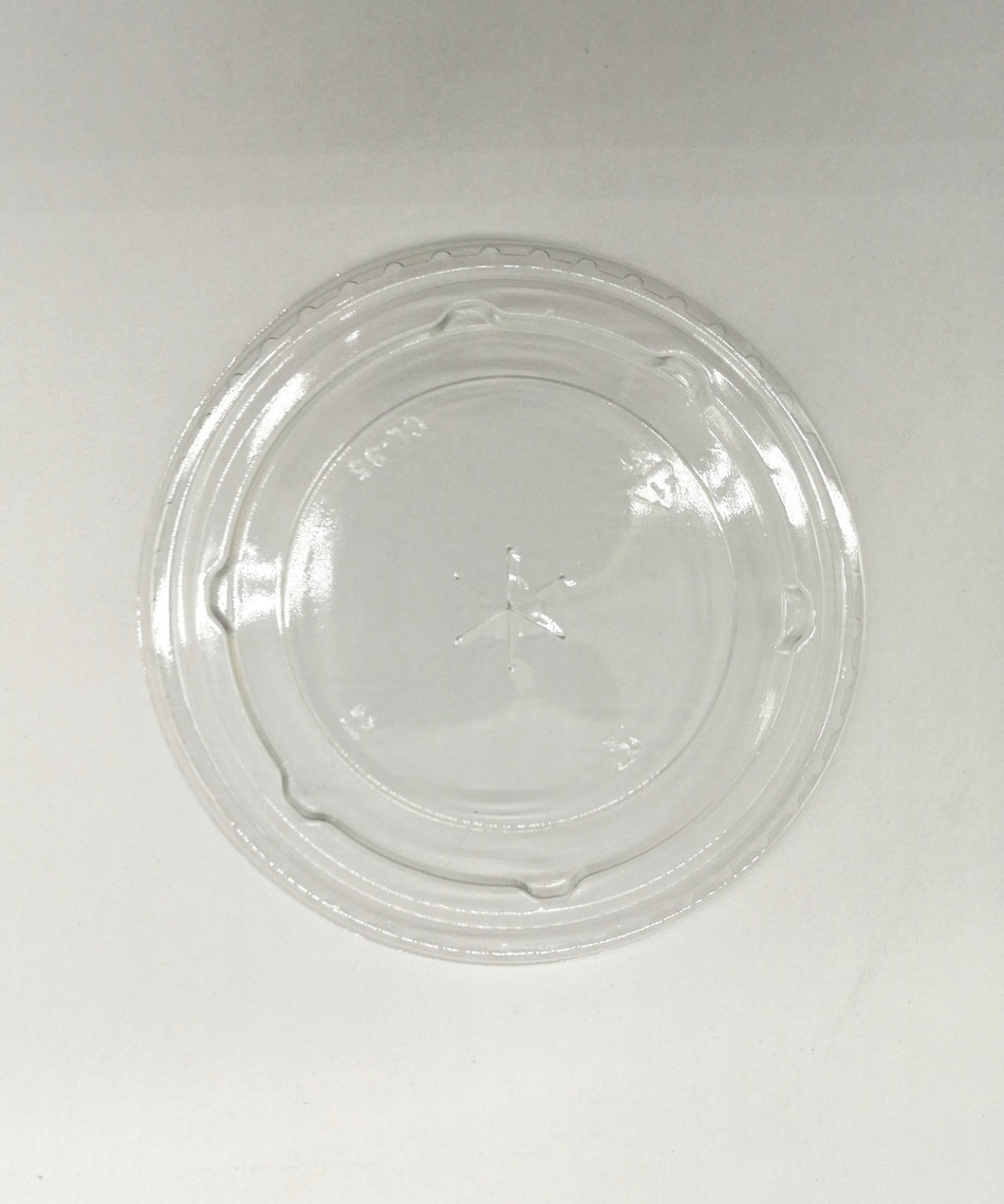 1000 pcs Flat Lids with Straw Slot to fit 12-16oz PET cups