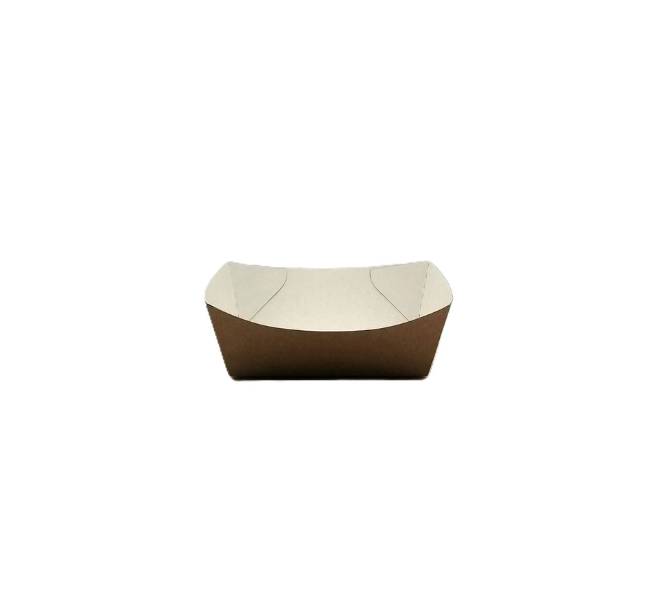 500pcs Kraft Boat Trays