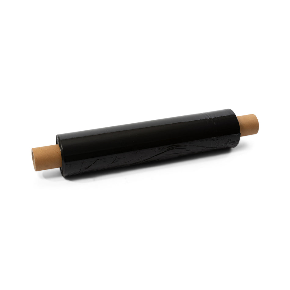 6 Rolls 400mm x 300m Black Pallet Shrink Wrap - Extended Core