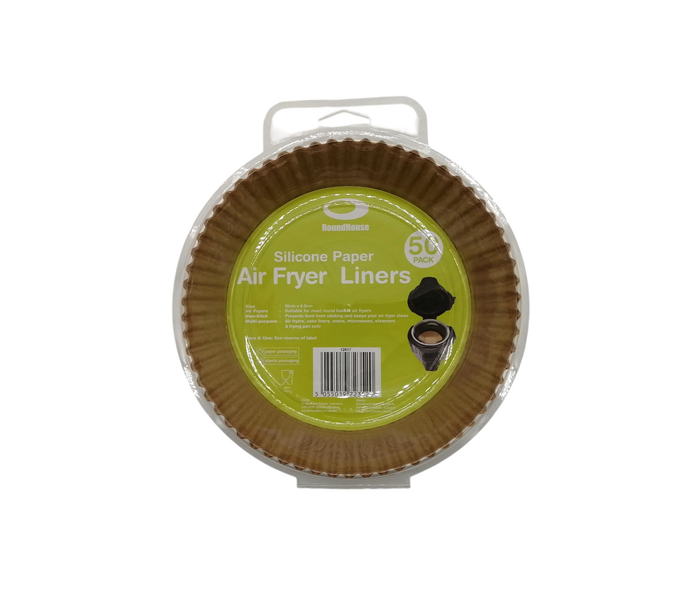 50pcs Round Silicone Paper Air Fryer Liners