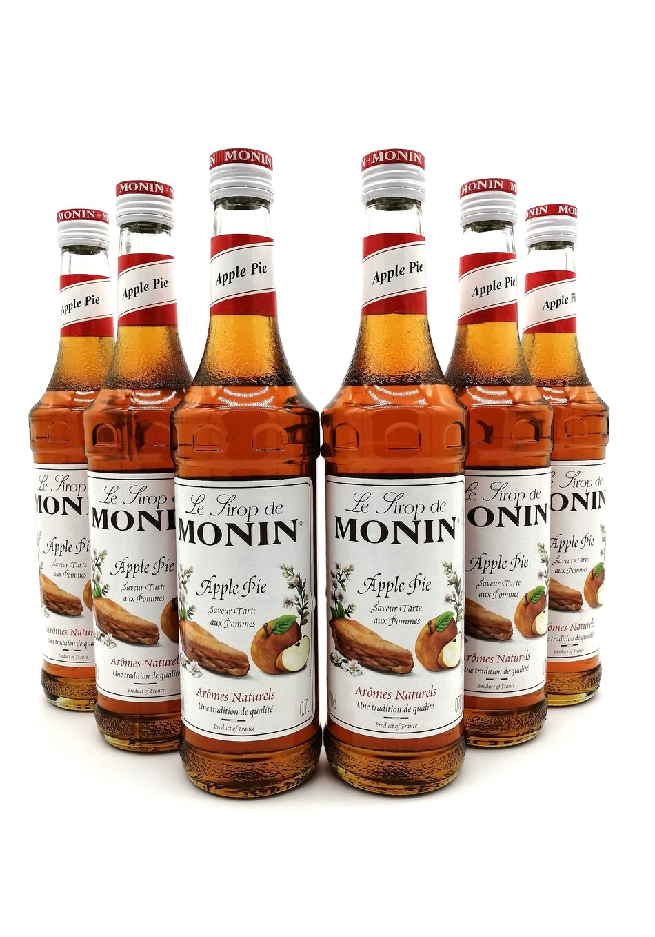 6 Bottles 70cl MONIN Apple Pie Drink Syrup