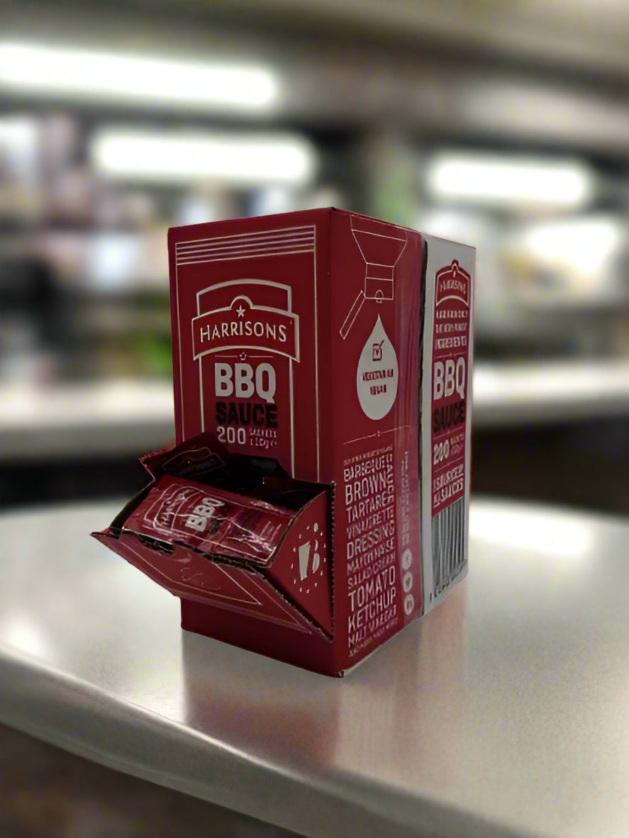 200 x Harrisons BBQ Sachets (10g)