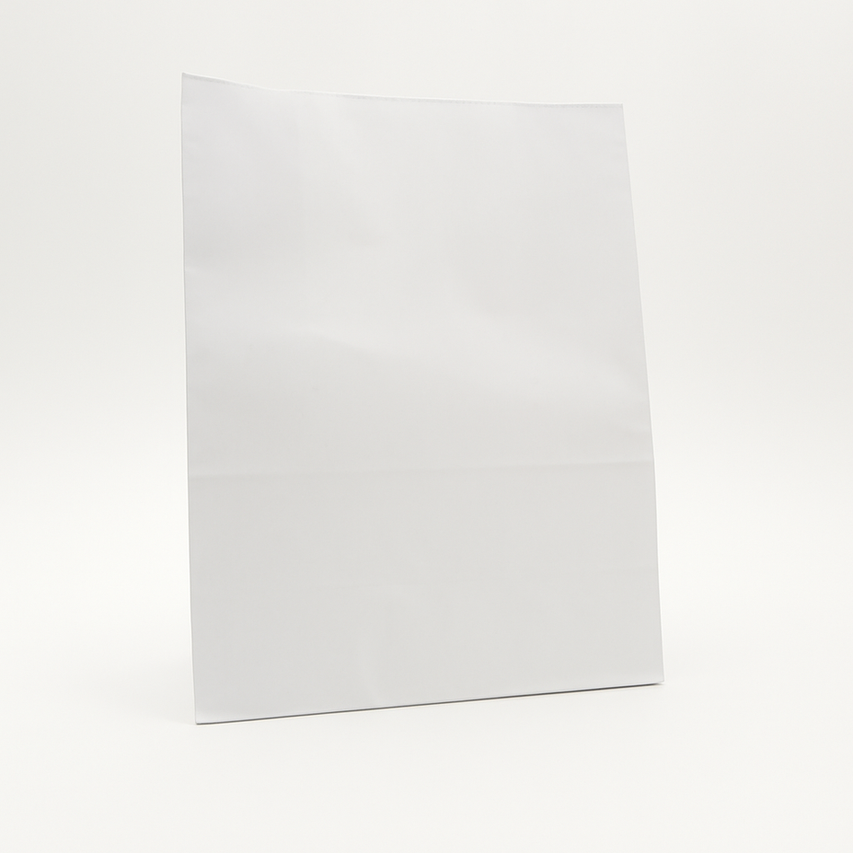 250 pcs White Takeaway Grab Bag