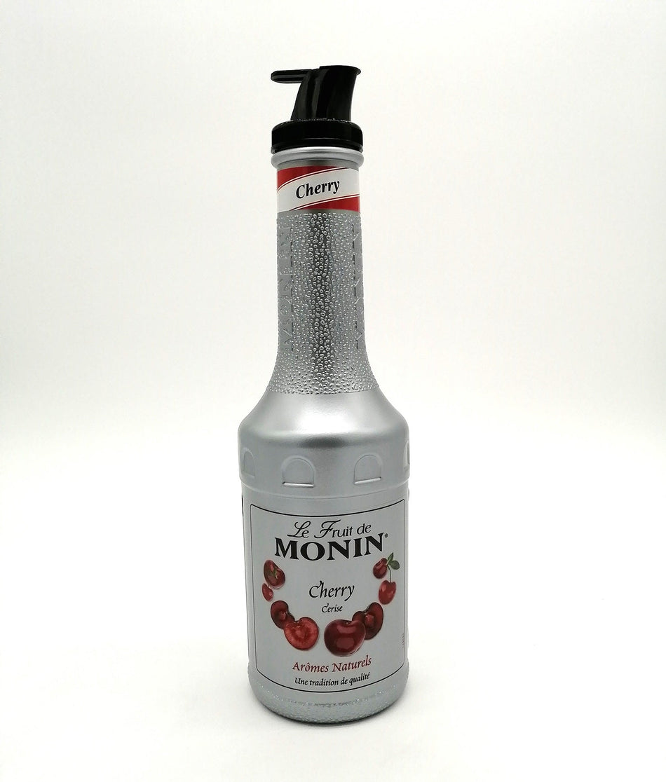 4 Bottles 1 Litre MONIN Cherry Fruit Puree