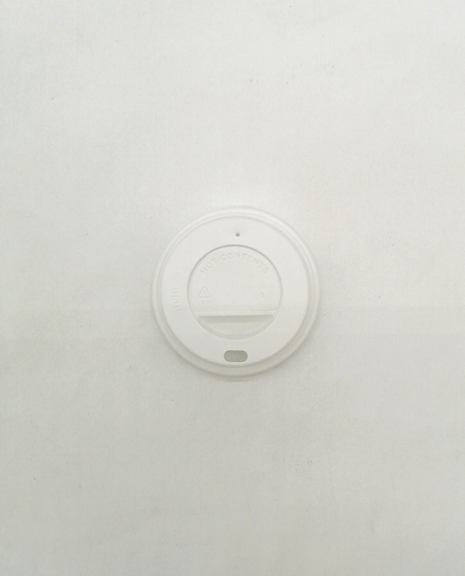 2000 pcs 7oz White Plastic Lids for Hot Drinks Cups
