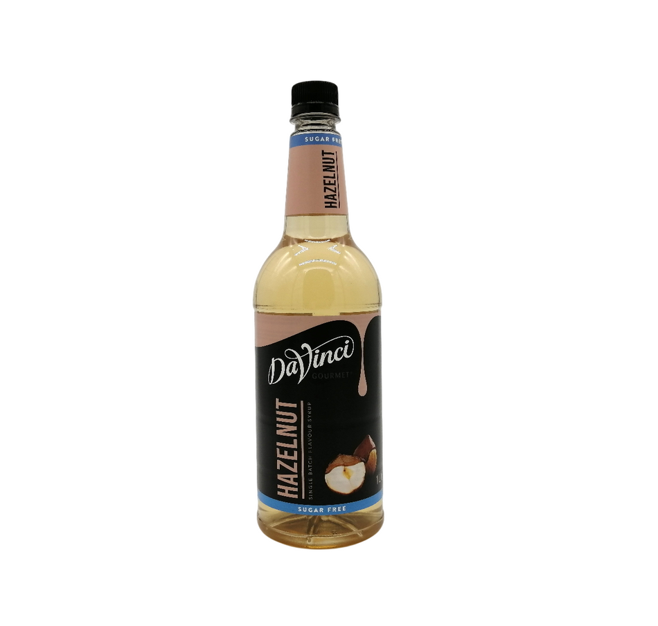 1 Litre DaVinci Sugar Free Hazelnut Syrup