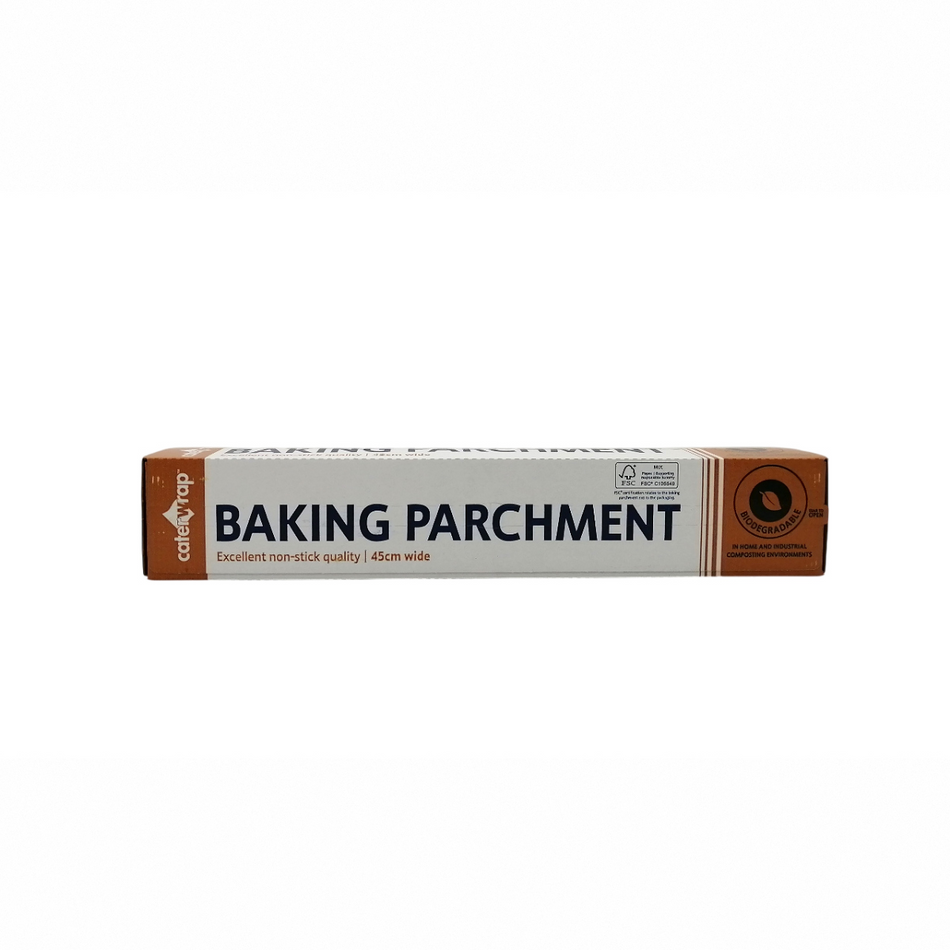 6 Rolls 450mm x 75m Caterwrap Baking Parchment