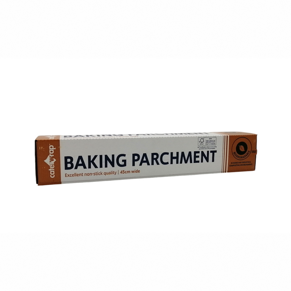 6 Rolls 450mm x 75m Caterwrap Baking Parchment